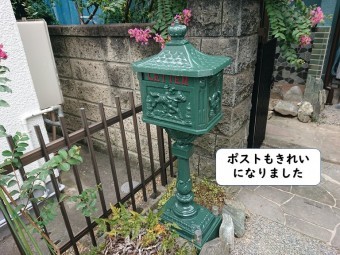 岩出市のポストもきれいになりました