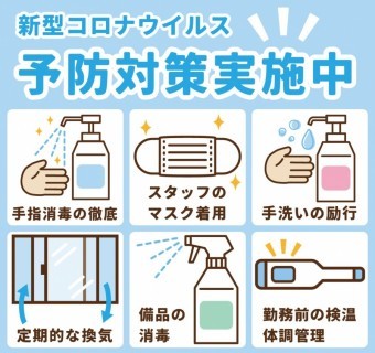 街の屋根やさん コロナ対策