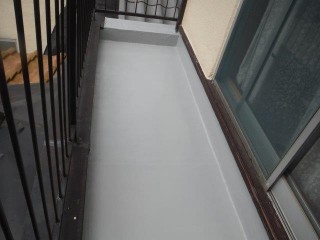 岩出市のベランダ防水後