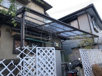 和歌山市の波板張替え完了!