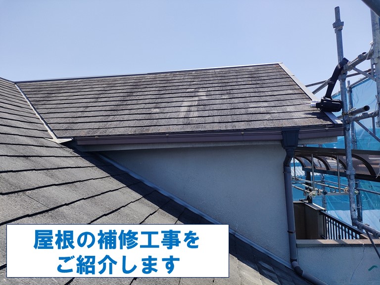 和歌山市で屋根のクラック補修をご紹介